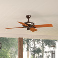 Hunter 52" 5 Blade Original Damp Rated Ceiling Fan and Pull Chain - 1000310