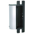 HES 1006 Series Electric Strike - rear view showing mounting bracket, wiring cavity, and strike body without faceplate