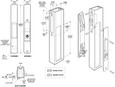 Adams Rite Adams Rite 4431 Flush Locksets with Cylinder (Including Deadlock), Black Satin Finish ADA-4431