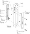 Adams Rite Adams Rite 4431 Flush Locksets with Cylinder (Including Deadlock), Black Satin Finish ADA-4431