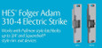 HES HES Folger Adam 310-4S Complete Pacs for Squarebolt Rim Exit Device HES-310-4S