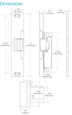 HES HES Folger Adam 310-4S Complete Pacs for Squarebolt Rim Exit Device HES-310-4S