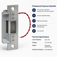 Adams Rite 7270 Series Fire-Rated Electric Strike for Mortise Latches with 3/4" Latchbolt Projection