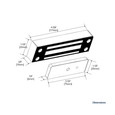 Securitron MCL-24 Magnetic Cabinet Lock SEC-MCL