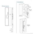 Adams Rite EX88 Interlocking Rim Exit Device with Narrow Stile Design