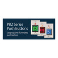 Securitron PB2 Series Large Square Illuminated Push Buttons SEC-PB2
