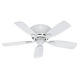 Hunter 42" 5 Blade Low Profile Low Profile Ceiling Fan and Pull Chain