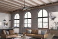 Hunter 70" 7 Blade Wi-Fi Phenomenon Ceiling Fan with LED Light Kit and Wall Control