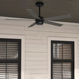 Hunter 52" 5 Blade Burton Damp Rated Ceiling Fan and Wall Control