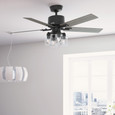 Hunter 52" 5 Blade Wi-Fi Techne Ceiling Fan with LED Light Kit and Handheld Remote