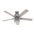 Hunter 52" 5 Blade Wi-Fi Techne Ceiling Fan with LED Light Kit and Handheld Remote