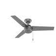 Hunter 44" 3 Blade Cassius Damp Rated Ceiling Fan and Pull Chain