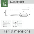 Hunter 52" 3 Blade Cabo Frio Damp Rated Ceiling Fan and Wall Control