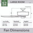 Hunter 52" 5 Blade Windbound Damp Rated Ceiling Fan and Pull Chain