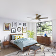 Hunter 52" 5 Blade Erling Ceiling Fan with LED Light Kit and Pull Chain