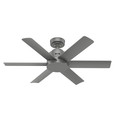 Hunter 44" 6 Blade Kennicott Terracotta Damp Rated Ceiling Fan and Wall Control