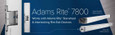 Adams Rite Adams Rite 7800 Electric Strike for Rim Exit Devices with Starwheel/Interlocking Type Latchbolts 1-3/4" x 9-1/64" x 9/16", Fail-Secure/Safe Field Selectable ADA-7800