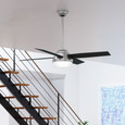 Hunter 52" 4 Blade Dempsey Ceiling Fan with LED Light Kit and Handheld Remote