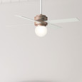 Hunter 52" 4 Blade Hepburn Ceiling Fan with LED Light Kit and Wall Control