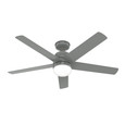 Hunter 52" 5 Blade Anorak WeatherMax Indoor / Outdoor Ceiling Fan with LED Light Kit and Wall Control