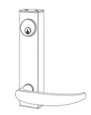 Adams Rite Adams Rite 3080E Series - Electrified Entry Trim with Universal Trim Kit (Cylinder Not Included) ADA-3080E