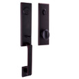 Weslock 6681 Woodward Handleset with Julienne Knob - Deadbolt Keyed One Side