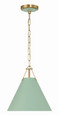 Crystorama XAV-B8301 Xavier 1 Light Mini Pendant