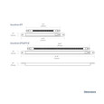 Securitron EPT and EPTI/EPT-SC dimensional drawing showing length, width, and height in inches and millimeters