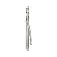 Securitron EPT Electrical Power Transfer, folded closed position, stainless finish, white background