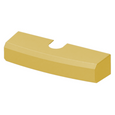 LCN 1260-72 Slim Line Plastic Cover for Door Closers with Powder Coated Finish