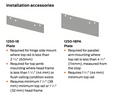 LCN 1260 Mounting Plate