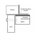 Securitron HEB-MM15 Header Extension Bracket SEC-HEB-MM15