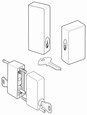 Adams Rite Adams Rite 4024 Cylinder Pulls Trim Plate Mounted ADA-4024