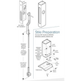 Adams Rite 4015 Threshold Bolt with Stainless Steel Hex Bolt for Double Door Security