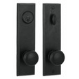Weslock 7941 Braughton Single Cylinder Deadbolt Passage Lock with Adjustable Latch and Round Corner Strikes