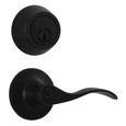 Weslock 2271 New Heaven Lever Keylock (Keyed Entry) and Single Cylinder Deadbolt, Keyed Alike