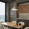 Capital Lighting 9D329 Oakwood 1-Light Pendant