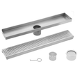 Cahaba CASP26 26 in. Stainless Steel Square Grate Linear Shower Drain