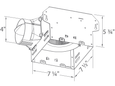 Delta Breez Integrity ITG50 - 50 CFM Single Speed