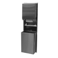 Bobrick B-39617 Convertible Paper Towel Dispenser/Waste Receptacle – 18-Gal.