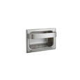 Bobrick B-4390 Soap Dish and Bar with Mounting Clamp for Stud Walls