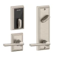 Schlage Residential FE410F Mobile Enabled Smart Interconnected Lock with Latitude Lever and Keypad