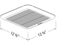 Delta Breez SIG G1, G2 4" Metal Duct (including damper): for VFB25ACH,VFB25ADH,VFB25AEH,SIG80,SIG80D,SIG110