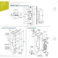 Adams Rite 7430 Series Ultraline Electric Strike for Aluminum Jambs with Field Selectable Fail-Safe/Fail-Secure Operation