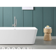 Cahaba CAFSTTOB66-W Toby 66 in. Freestanding Acrylic Tub
