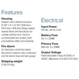 Adams Rite PS-1 Regulated Power Supply 1 Amp 12/24 Volts DC with Battery Backup
