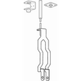 Adams Rite 4016 Header Bolt - Three-Point Converter for MS1850/1870 Deadlocks