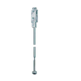 Adams Rite 4085 Header Bolt for Pairs of Doors with Three-Point Locking