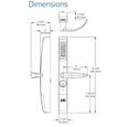 Adams Rite 3090 eForce Battery-Operated Keyless Entry Control with 150-User Capacity