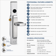 Adams Rite 2101-02-121 Standard Radius Strike with Dustbox for 2190 Dual Force Deadbolt/Deadlatch